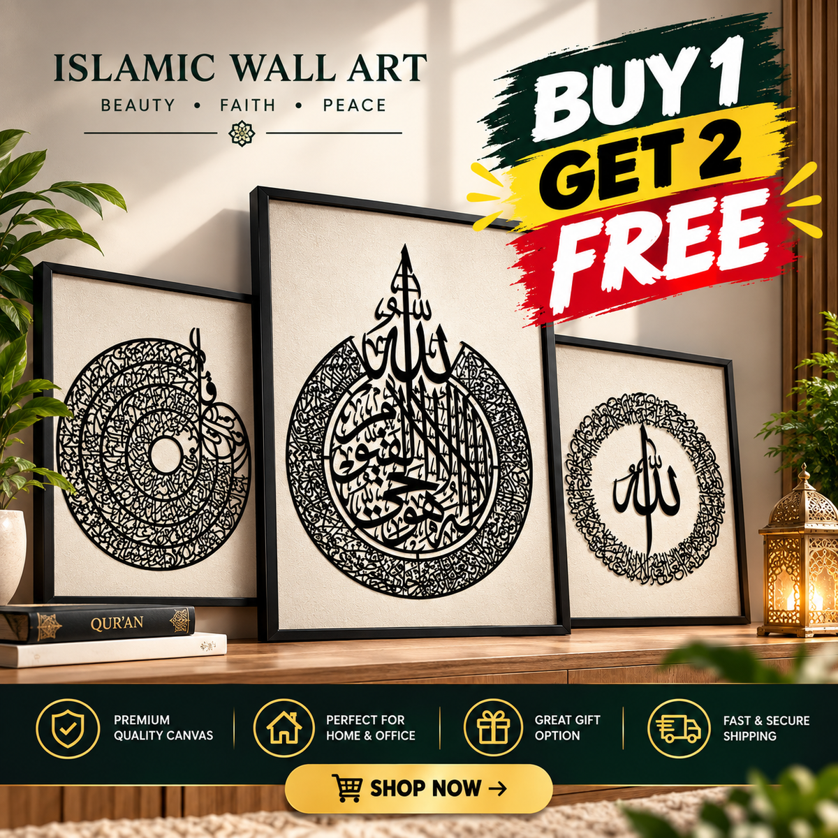 Buy 1 Get 2 Free Calligraphies Winter Sale