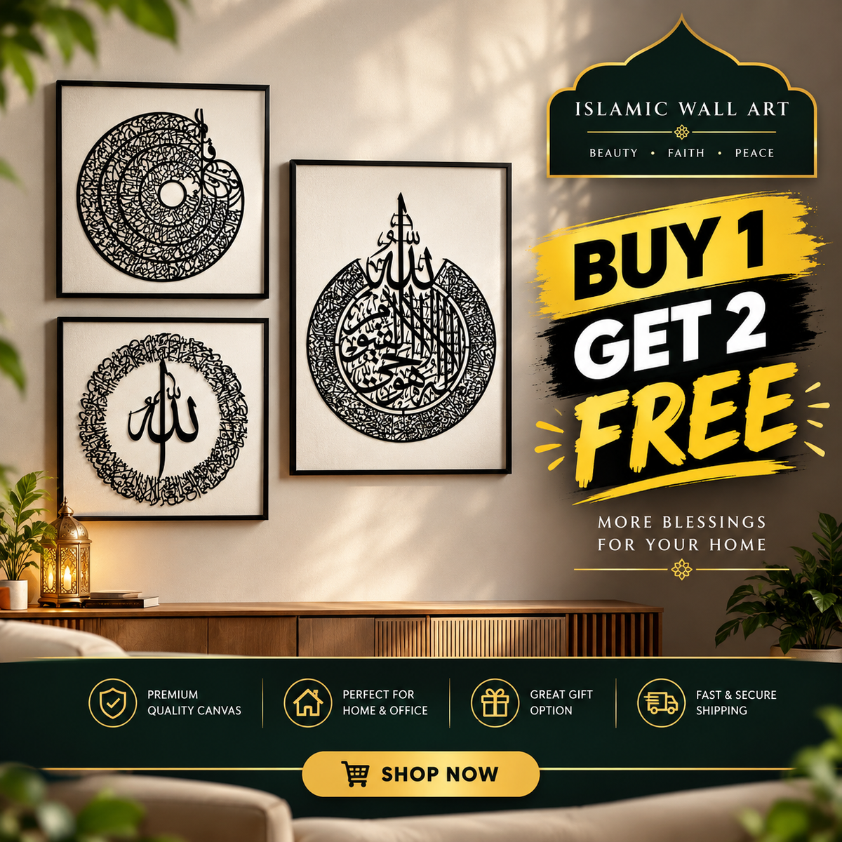 Buy 1 Get 2 Free Calligraphies Winter Sale