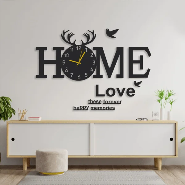 Markhor Home Love Wall Clock