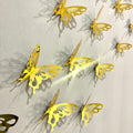DIY 3D Acrylic Mirror Butterflies Wall Decor – New 2024 Design | Black & Golden |