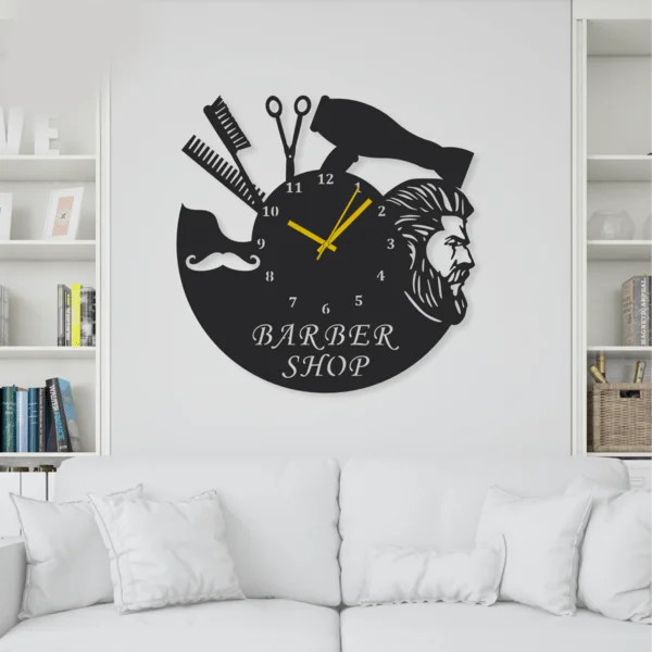 Barber Shop Wall Clock