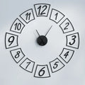 Premium Acrylic Wall Clock with 12-Inch Needles (CP06) - 32x32 Inches | Black & Golden | Modern Wall Decor |