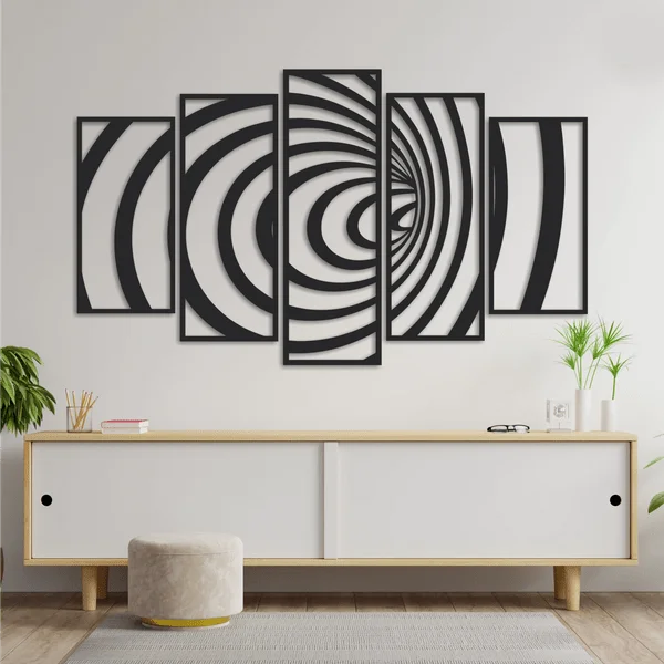Swirl Wooden Wall Decor