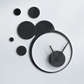 Premium Acrylic Wall Clock (CP12) - 38x32 Inches | Black & Golden | High-Quality Wall Decor
