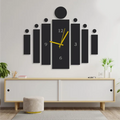 3D Antique Wooden Big Wall Clock