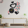 3D Heart Wall Clock