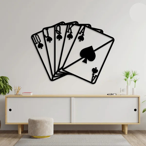 Playing Cards Wall Decor
