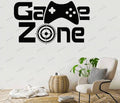 "Game Zone Play Area Wall Art (GZ01) - Premium Black & Golden | 40x40 Inches