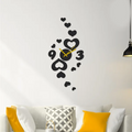 3D Wall Clock Heart