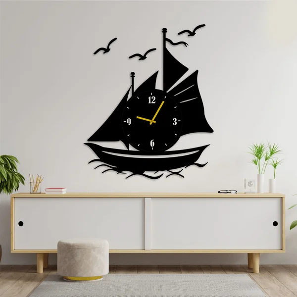 Ship Wall Clock
